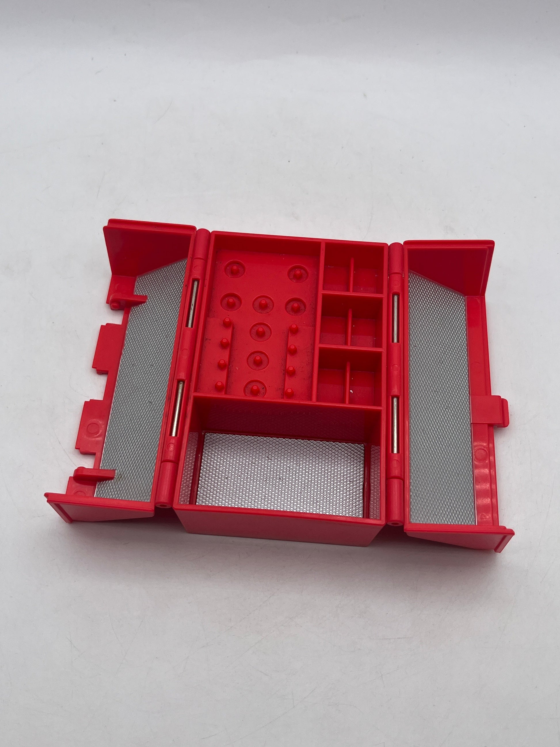 Vintage Galoob Micro Machines Mini Speed Shop Toolbox FRENLY BRICKS - Open 7 Days