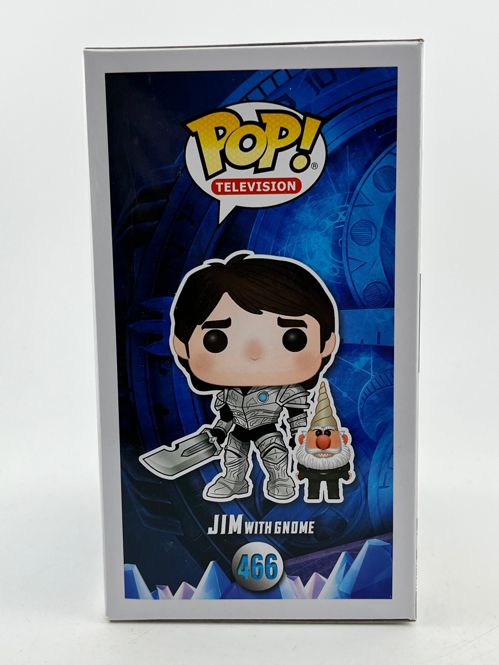 Funko POP! Television Troll Hunters - Jim With Gnome #466 - Vinyl Collectable FRENLY BRICKS - Open 7 Days