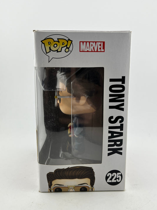 Funko POP! Marvel Spider-Man Homecoming - Tony Stark #225 - 2017 Summer Con Exclusive FRENLY BRICKS - Open 7 Days