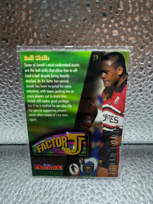 Factor J #J3 Ball Skills Jonah Lomu 1996 FRENLY BRICKS - Open 7 Days