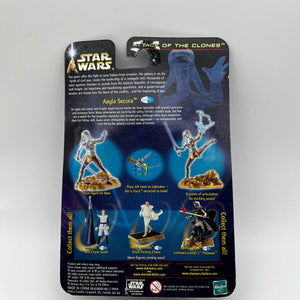 Star Wars Attack of the Clones Aayla Secura Action Figure Hasbro Jedi Knight FRENLY BRICKS - Open 7 Days