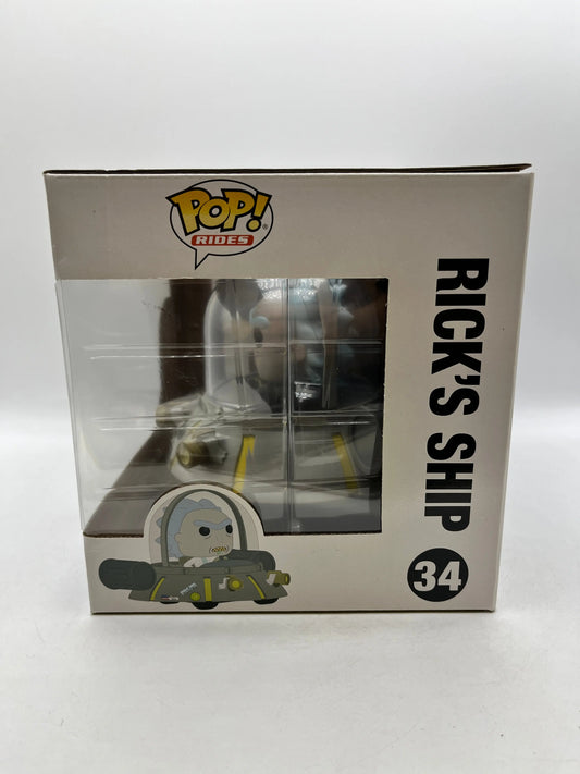 Funko Pop! Rides: Rick and Morty- Rick’s Ship #34 - Vinyl Collectable FRENLY BRICKS - Open 7 Days