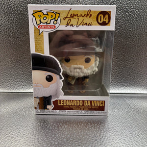 Funko Pop Vinyl #04 Artists Leonardo Da Vinci FRENLY BRICKS - Open 7 Days