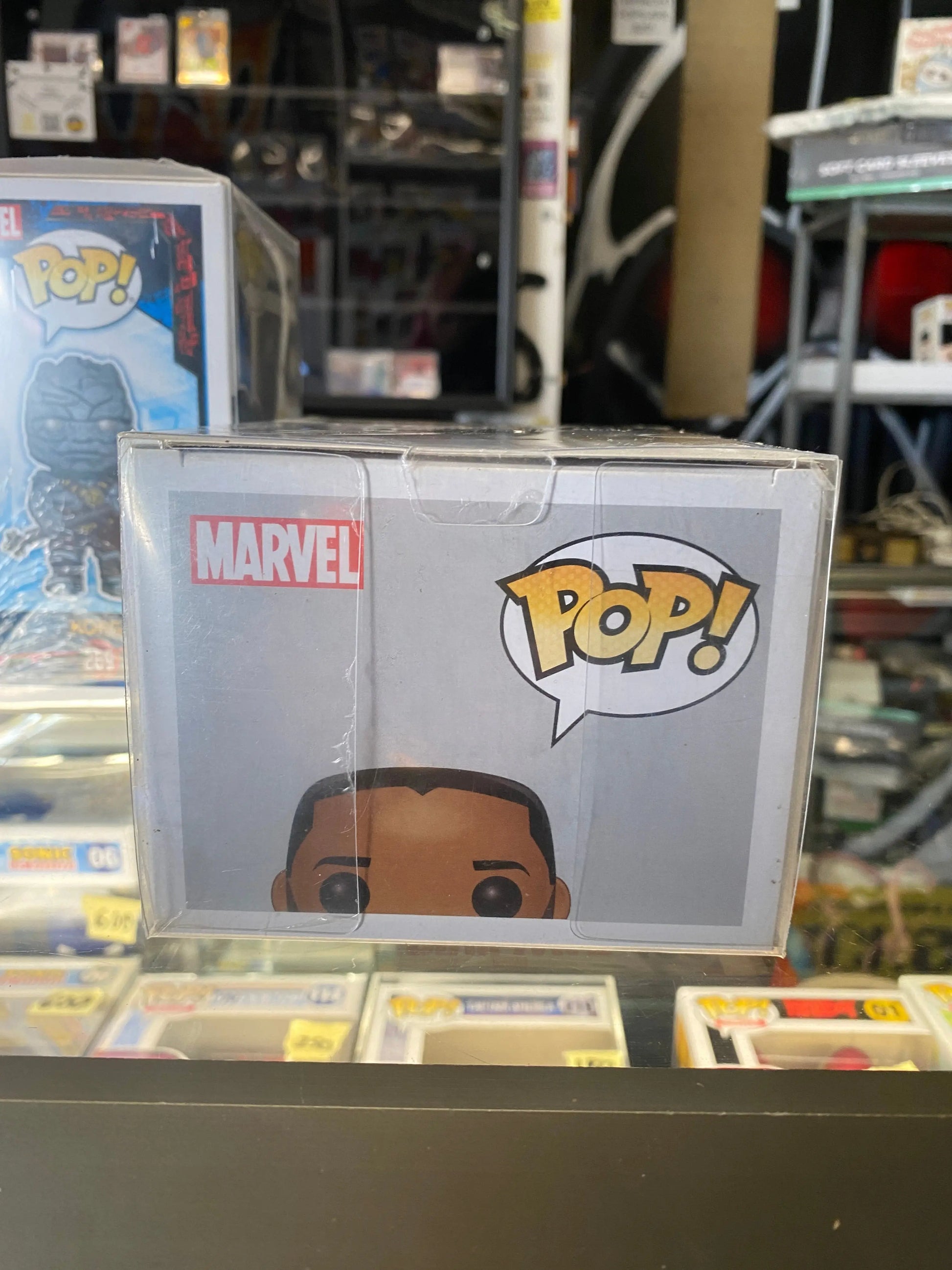 Funko POP! Marvel civil war captain America #138 Black panther (unmasked) FRENLY BRICKS - Open 7 Days