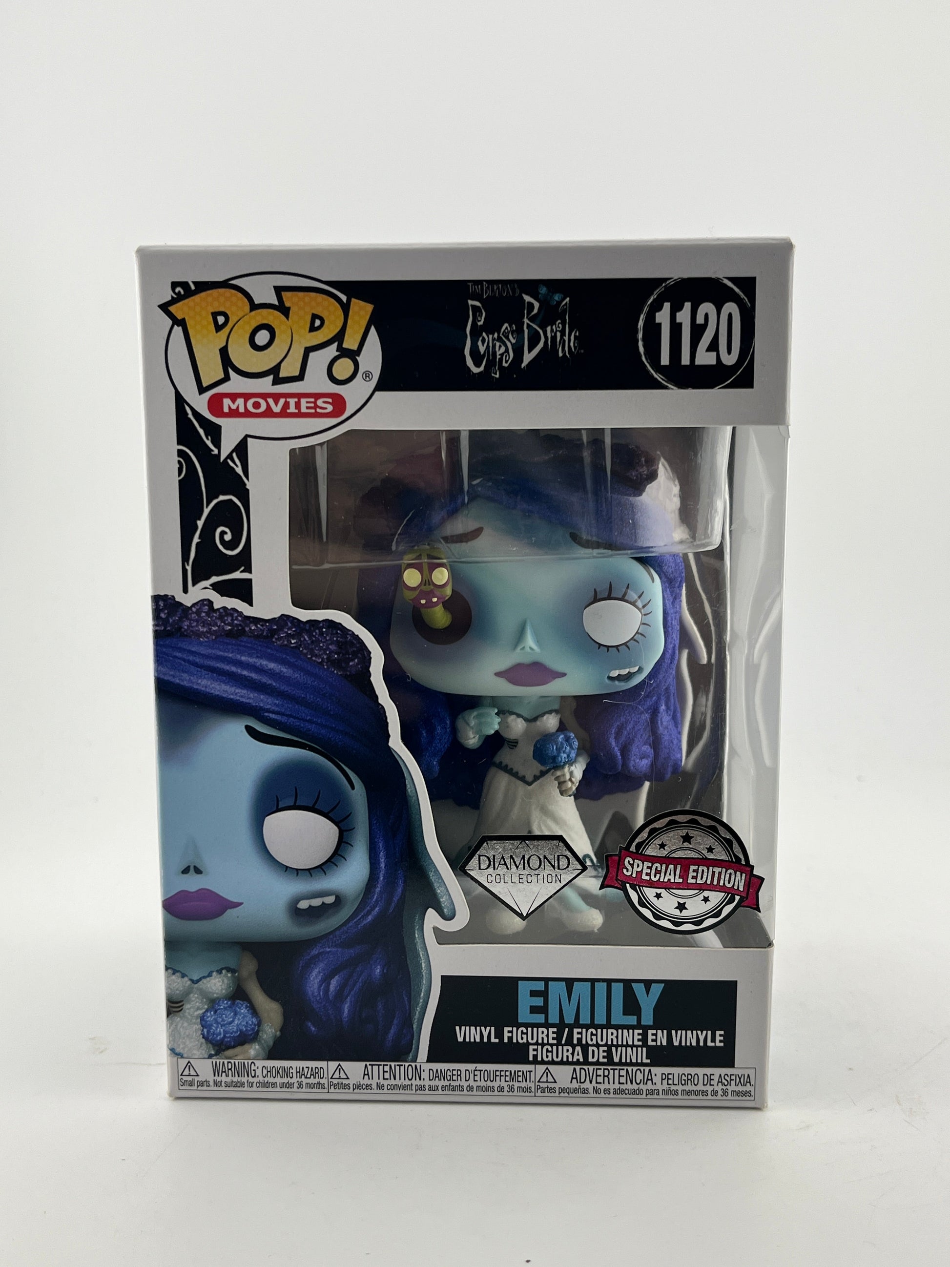 Funko POP! Movies Corpse Bride - Emily #1120 - Diamond Special Edition FRENLY BRICKS - Open 7 Days