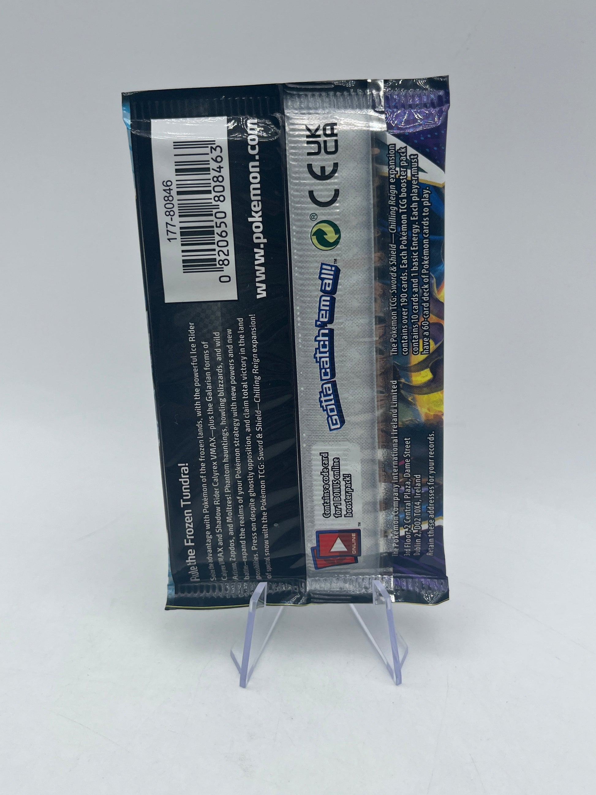 Pokemon TCG - Sword & Shield Chilling Reign  Booster Pack X5 - Art Set Sealed FRENLY BRICKS - Open 7 Days