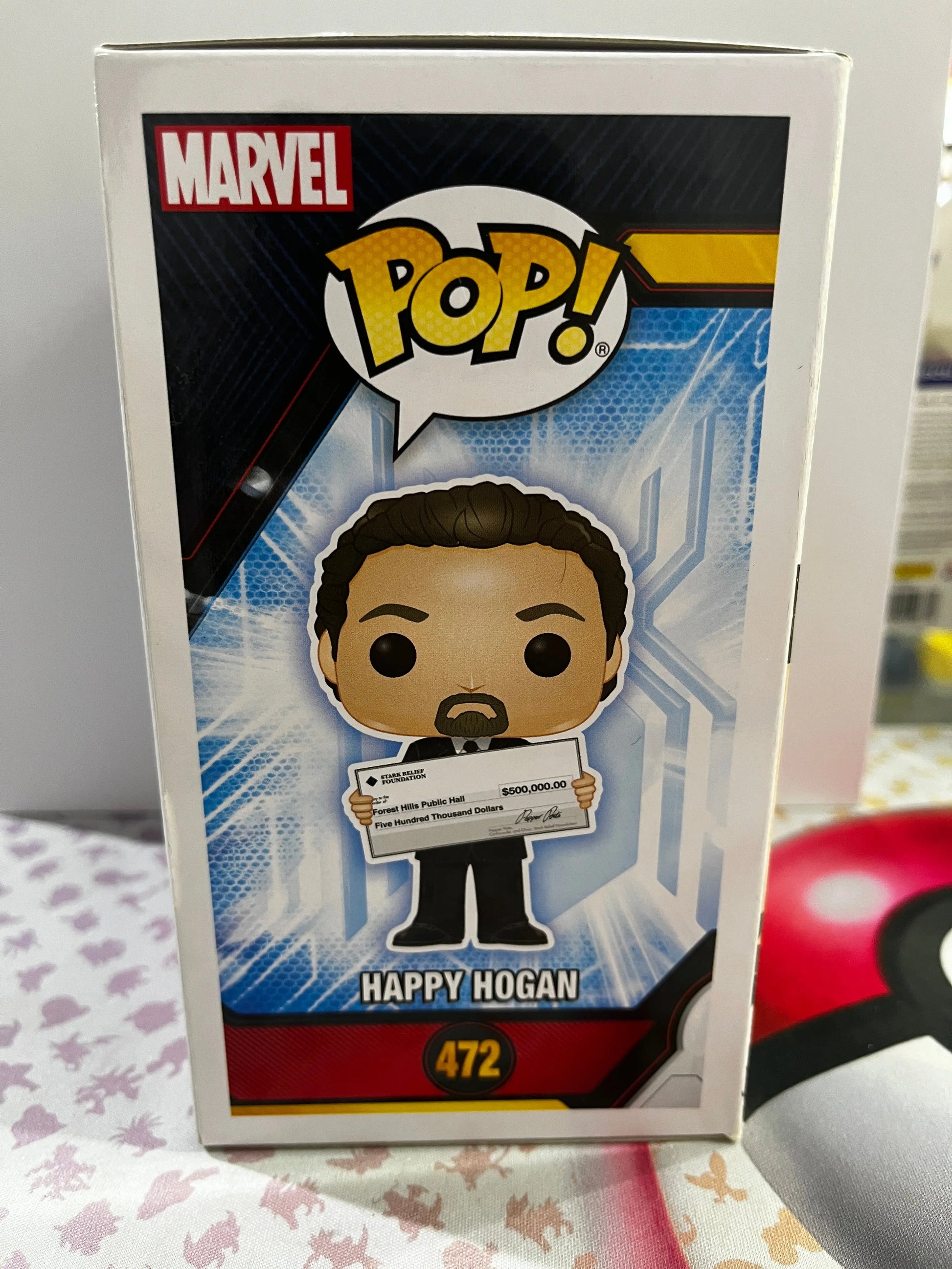 Funko Pop Vinyl Marvel Spider-Man far from home Happy Hogan #472 FRENLY BRICKS - Open 7 Days