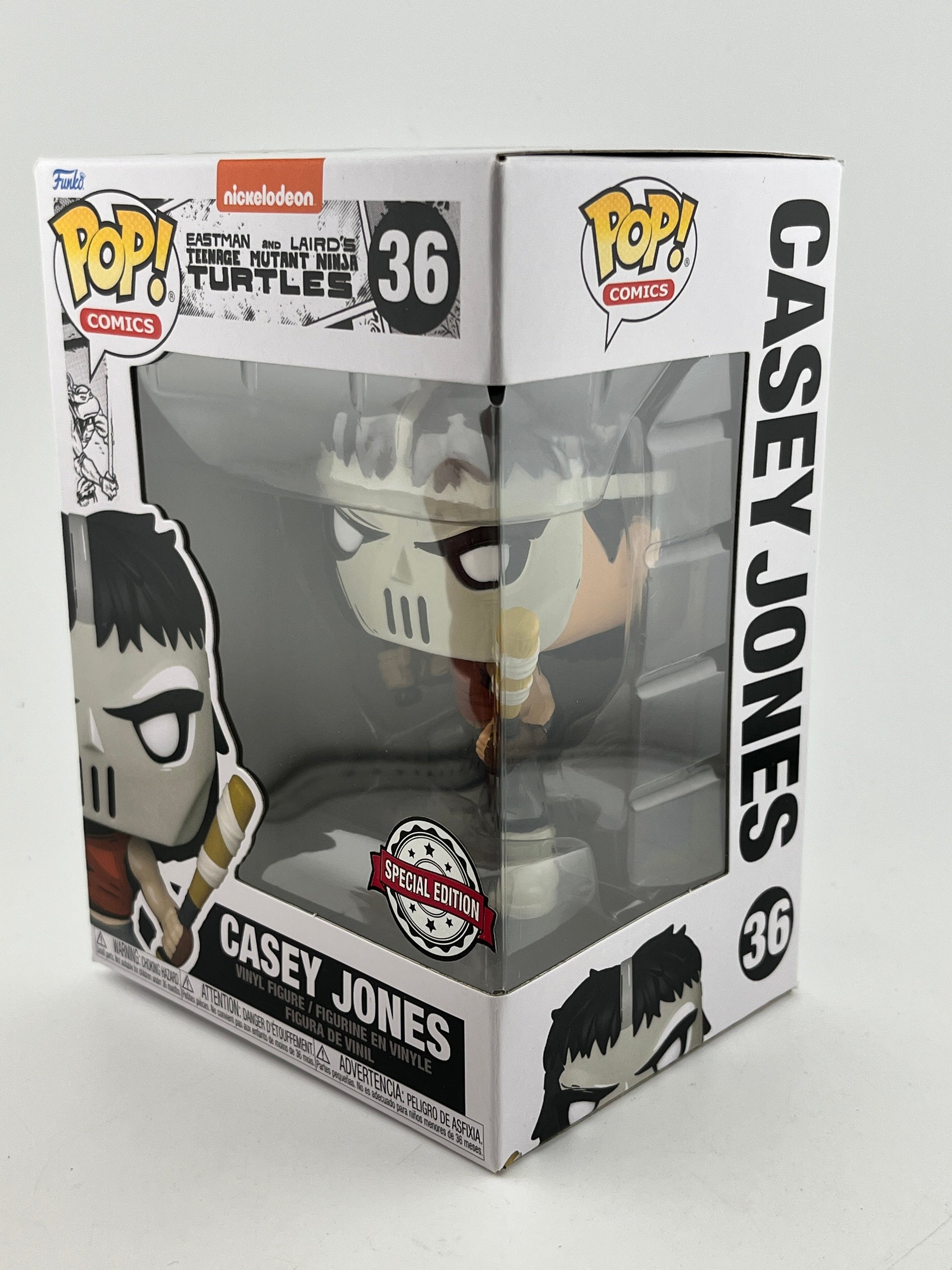 Funko POP! Comics Eastman and Lairds TMNT - Casey Jones #36 - Special Edition FRENLY BRICKS - Open 7 Days