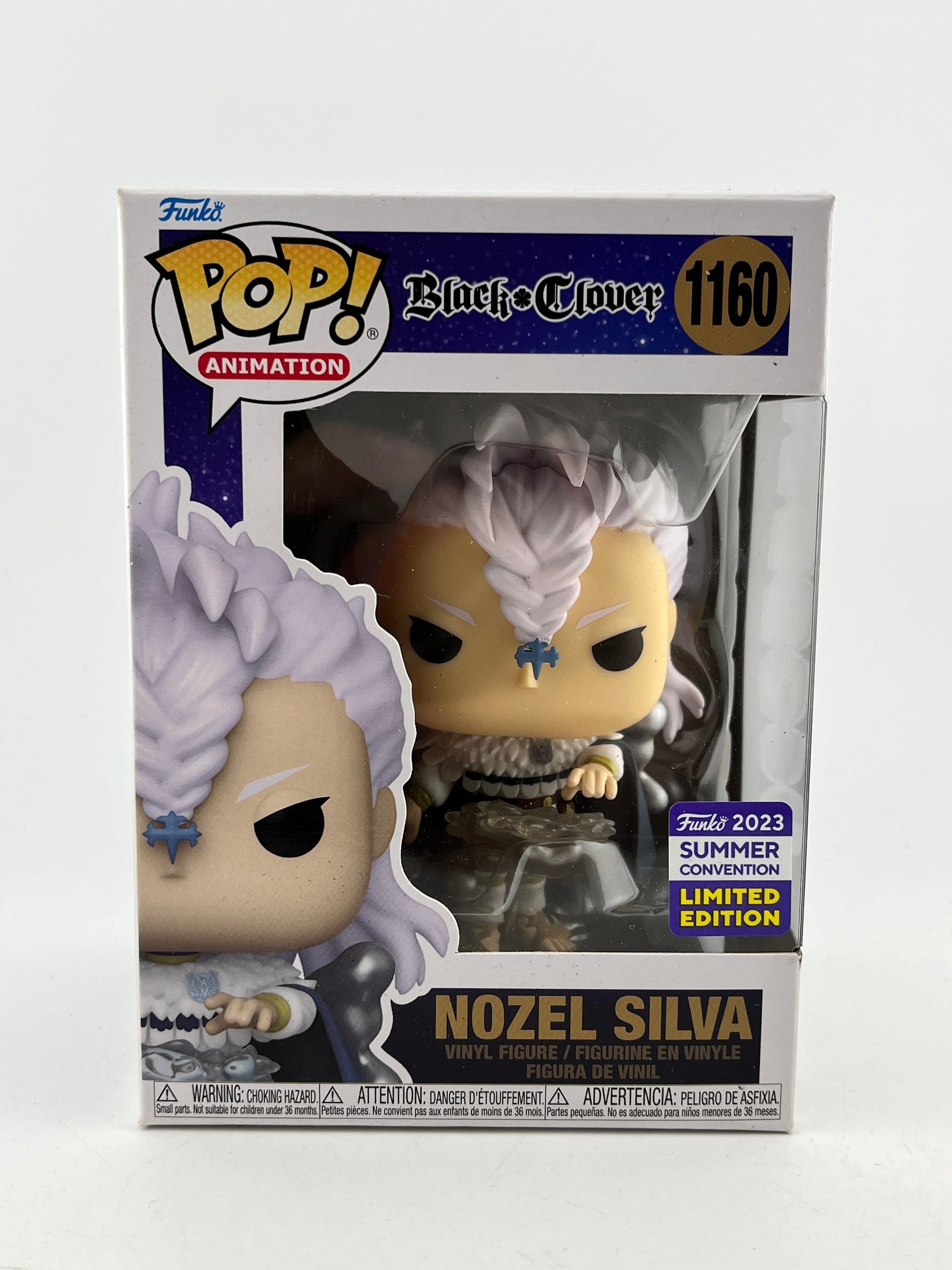 Funko POP! Animation Black Clover - Nozel Silva #1160 - 2023 Summer Limited Edition FRENLY BRICKS - Open 7 Days