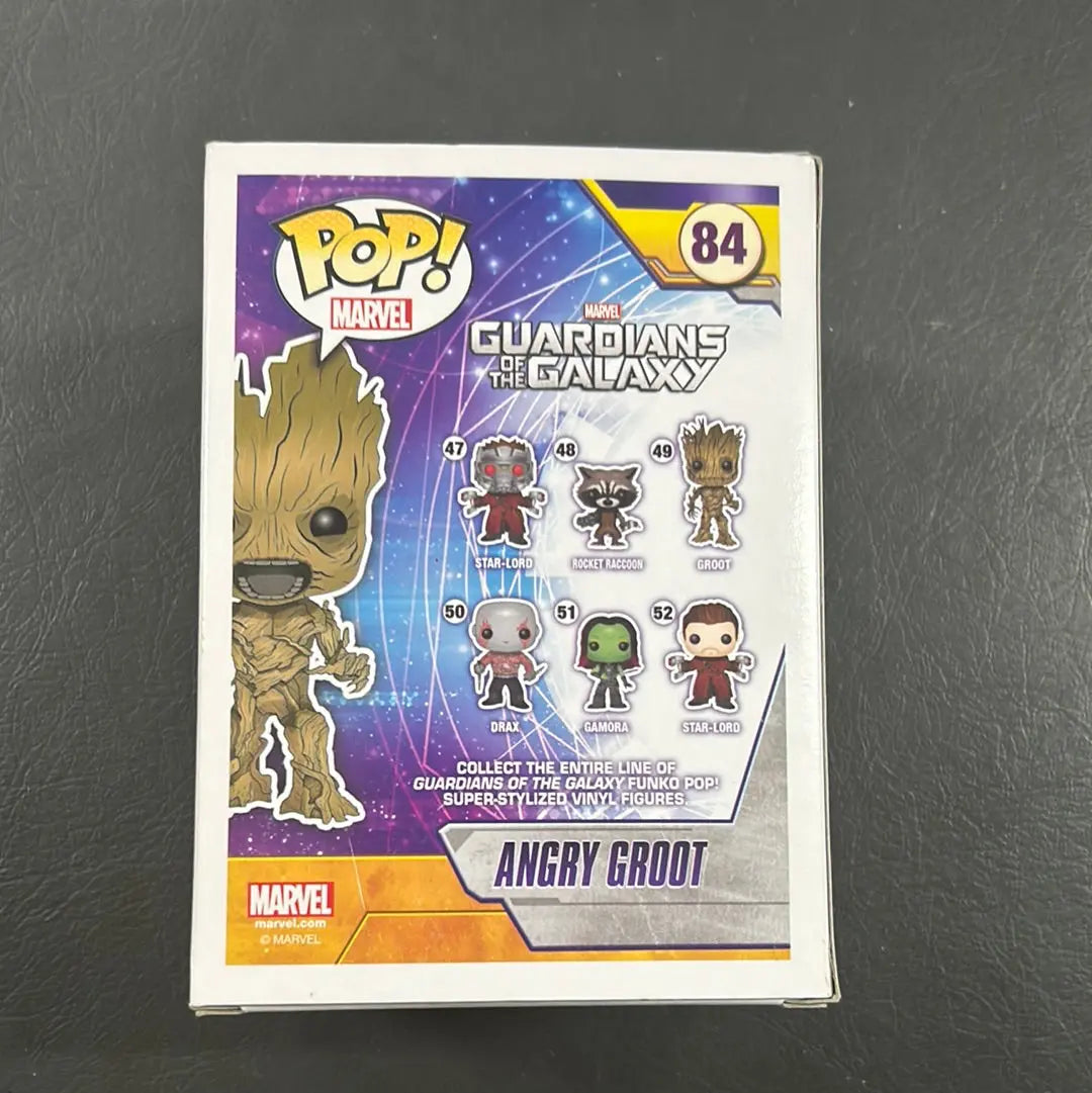 Pop Vinyl Marvel #84 Angry Groot FRENLY BRICKS - Open 7 Days