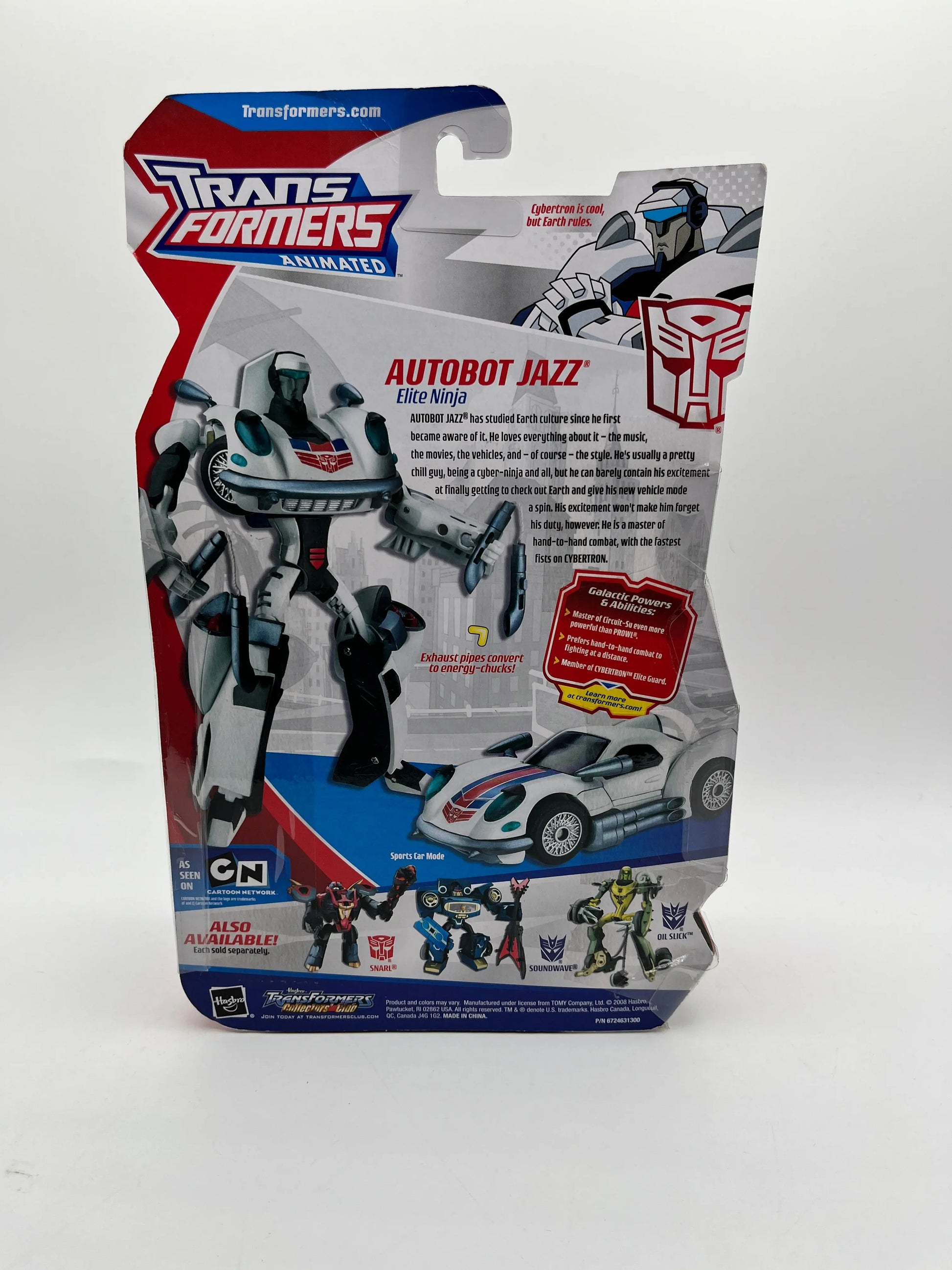 Hasbro Transformers Animated AutoBot Jazz - Sealed FRENLY BRICKS - Open 7 Days