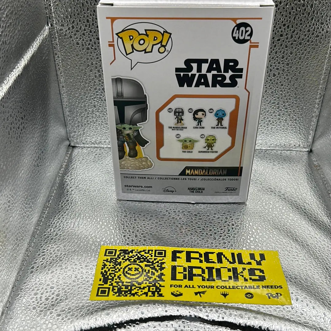 Pop Vinyl Star Wars 402 The Mandalorian With The Child FRENLY BRICKS - Open 7 Days