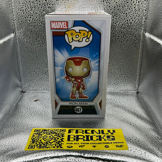 Pop Vinyl 467 marvel lron man￼ FRENLY BRICKS - Open 7 Days