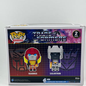 Funko POP! Television Transformers - Rodimus & Galvatron (2 Pack) - Limited Edition FRENLY BRICKS - Open 7 Days