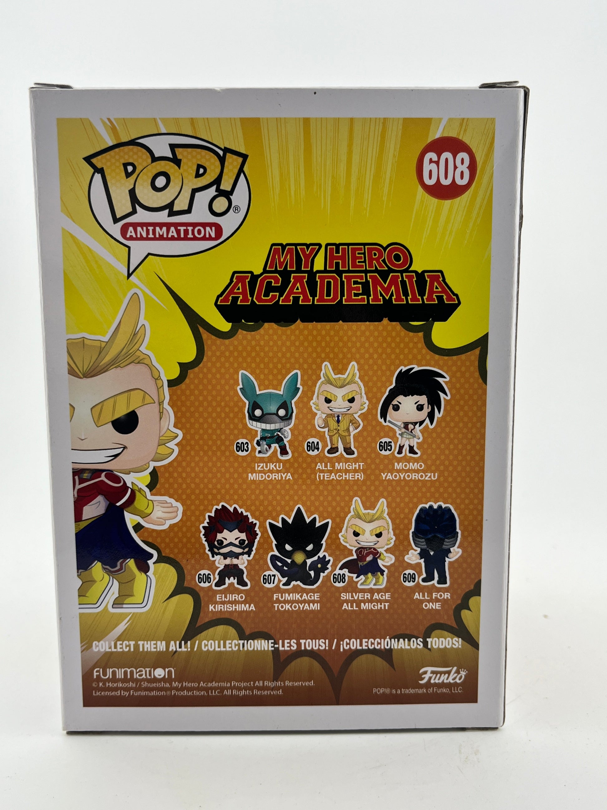 Funko POP! Animation My Hero Academia - Silver Age All Might #608 - Vinyl Collectable FRENLY BRICKS - Open 7 Days
