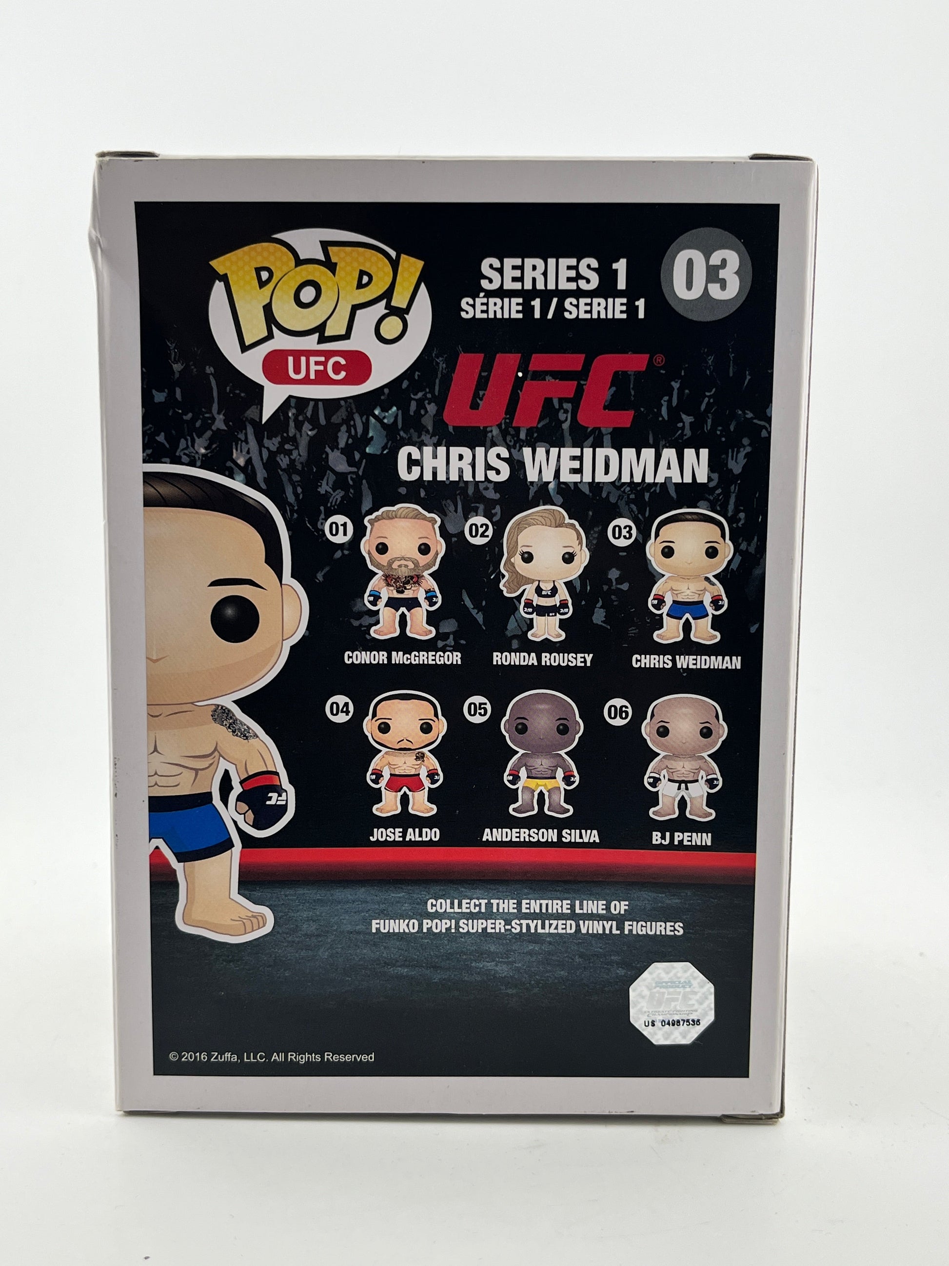 Funko POP! UFC - Chris Weidman #03 - Vinyl Collectable FRENLY BRICKS - Open 7 Days