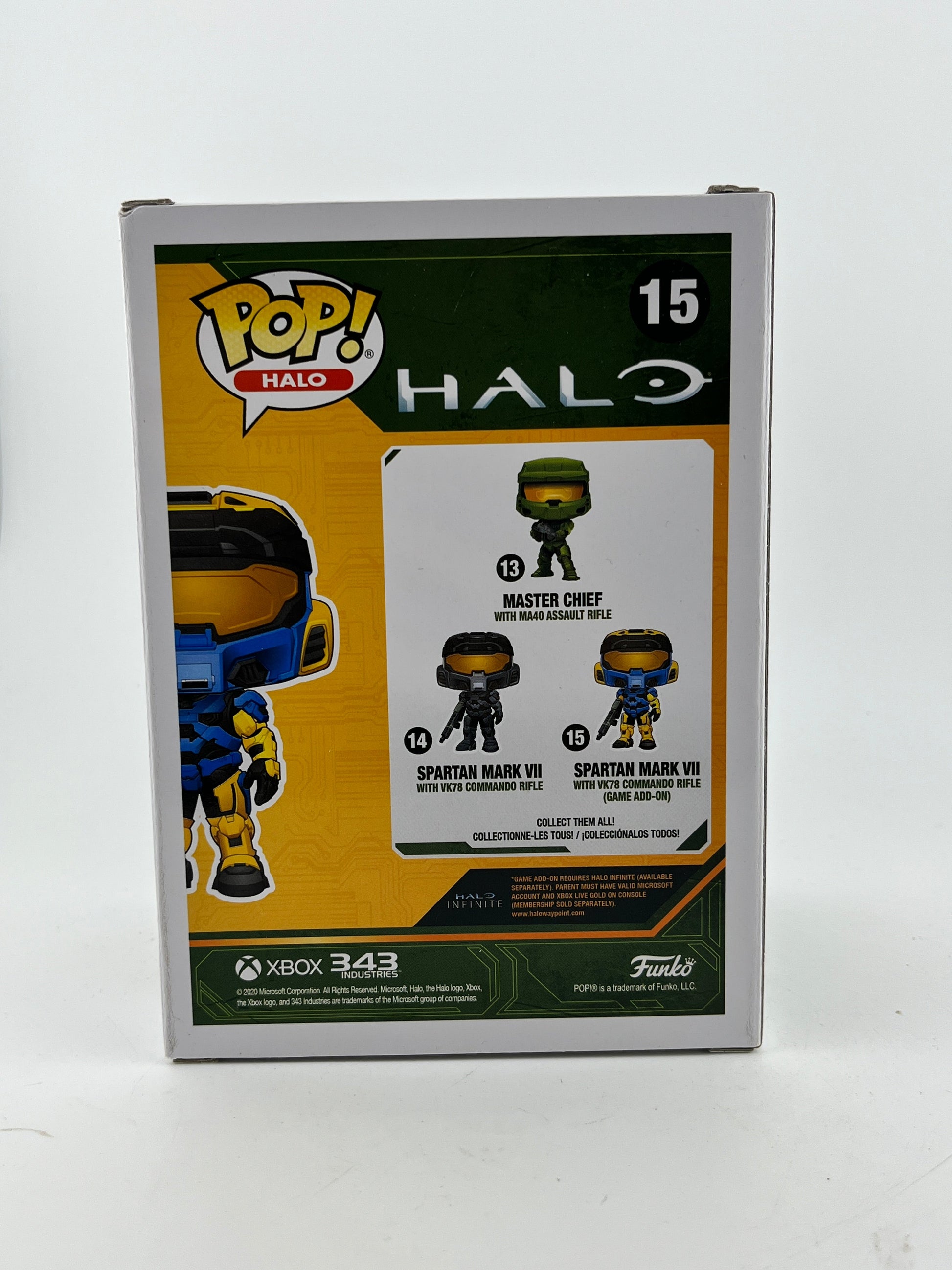 Funko POP! Games Halo - Spartan Mark VII KV78 Comando Rifle #15 - Vinyl Collectable FRENLY BRICKS - Open 7 Days