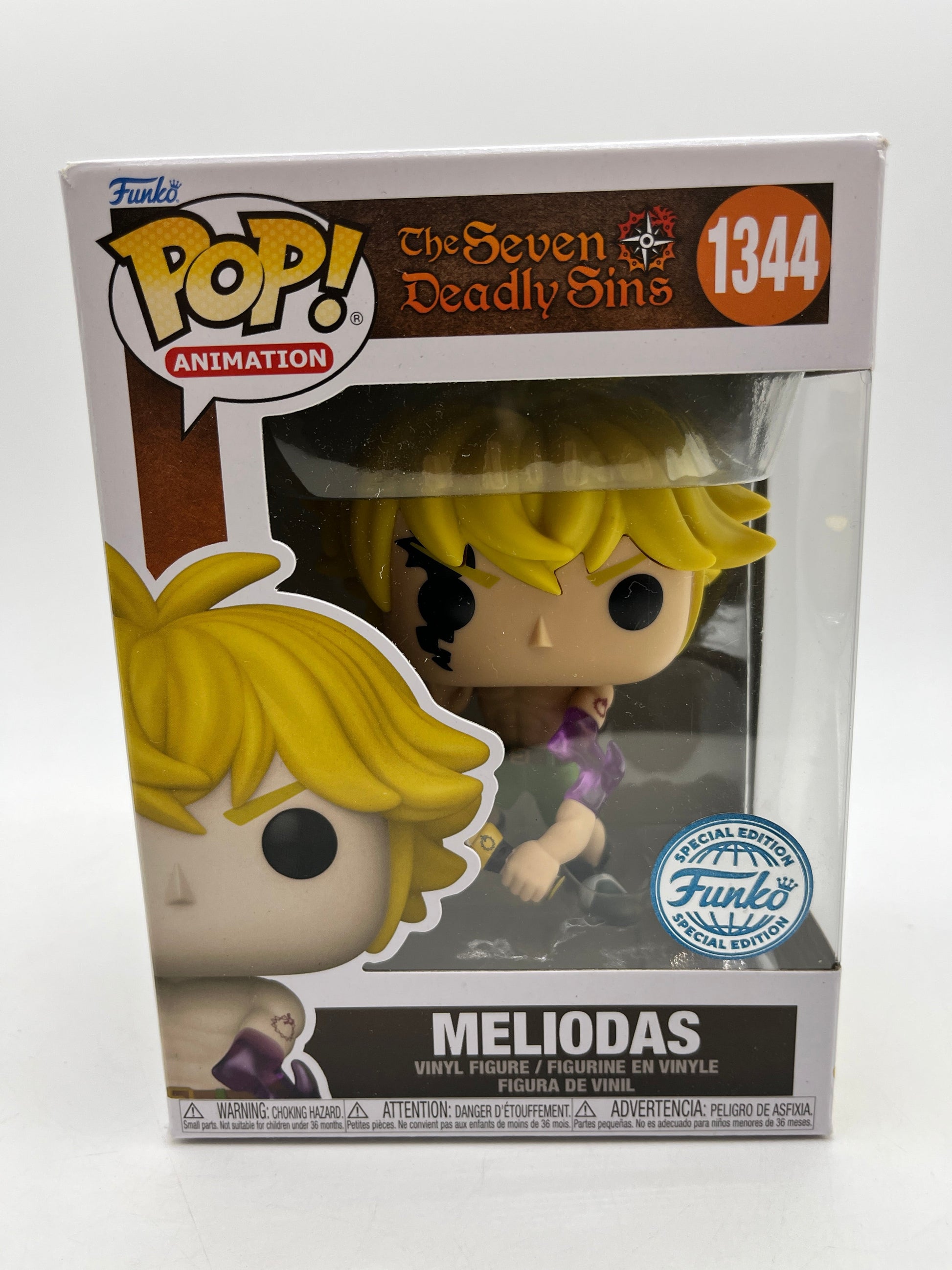 Funko POP! Animation The Seven Deadly Sins Meliodas #1344 - Special Edition FRENLY BRICKS - Open 7 Days