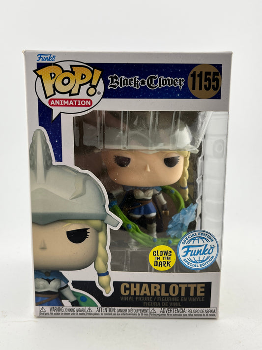 Funko POP! Animation Black Clover - Charlotte #115 - Glow Special Edition FRENLY BRICKS - Open 7 Days