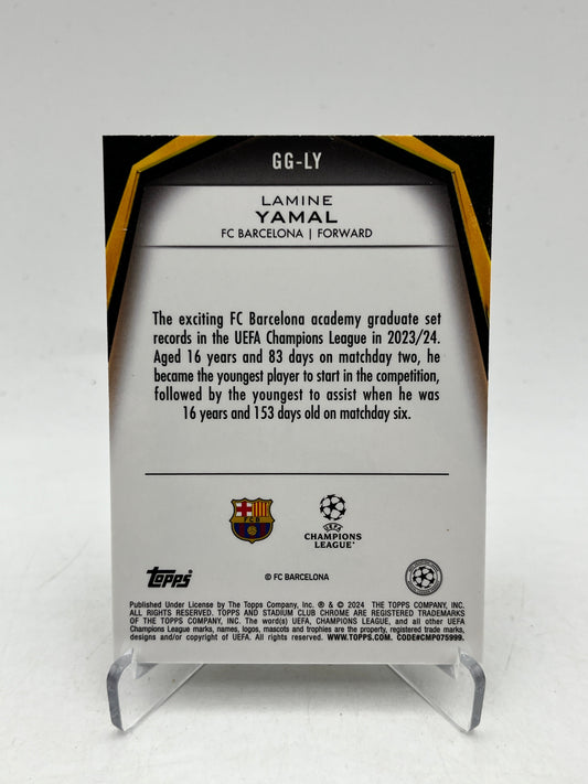 Lamine Yamal 2023-24 Topps Stadium Club Chrome RC Glimpses of Gold #GG-LY FRENLY BRICKS - Open 7 Days