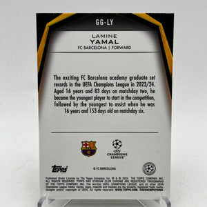 Lamine Yamal 2023-24 Topps Stadium Club Chrome RC Glimpses of Gold #GG-LY FRENLY BRICKS - Open 7 Days