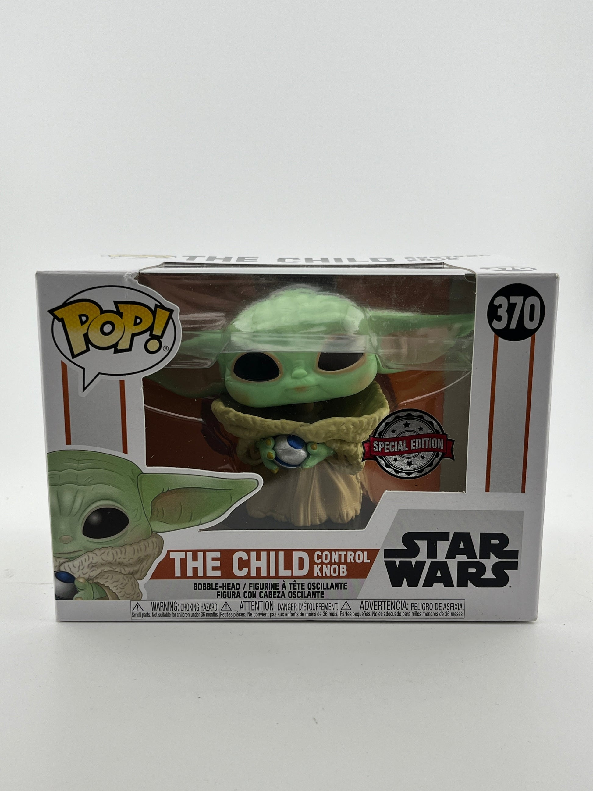 Funko POP! Star Wars The Mandalorian - The Child Control Knob #370 - Special Edition FRENLY BRICKS - Open 7 Days