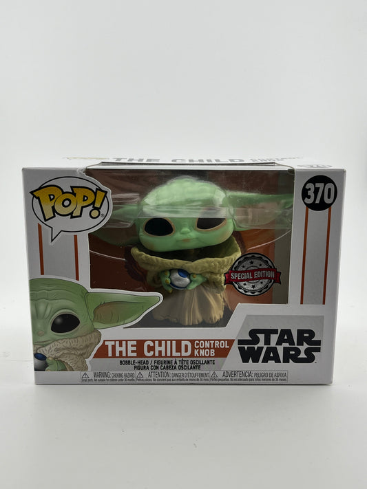 Funko POP! Star Wars The Mandalorian - The Child Control Knob #370 - Special Edition FRENLY BRICKS - Open 7 Days