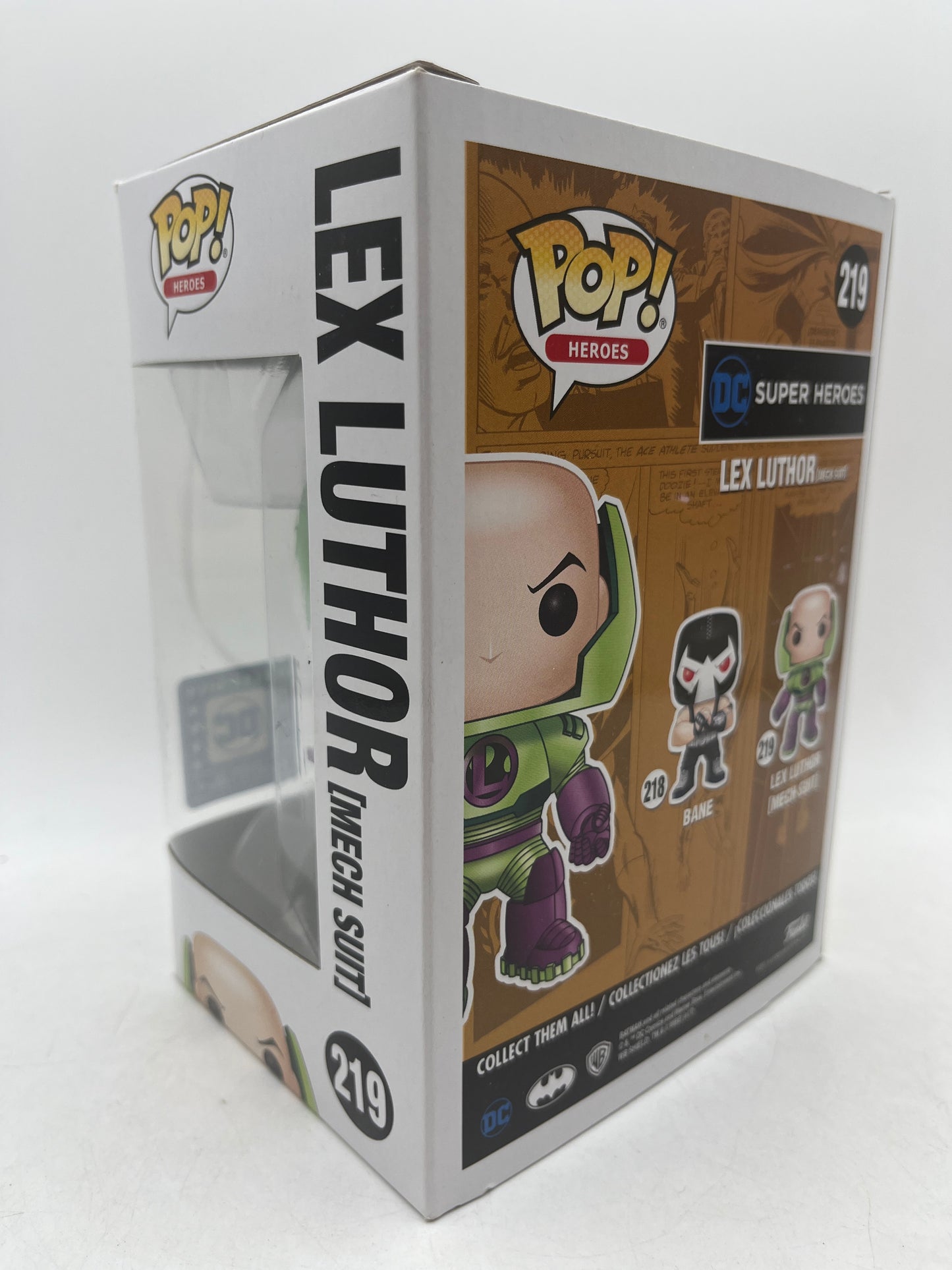 Funko Pop! DC Heroes #219 Lex Luthor Mech Suit Legion Of Collectors Exclusive