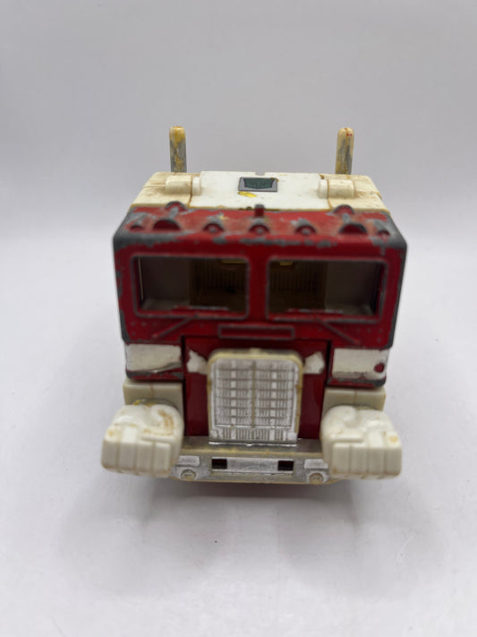Vintage Transformers G1 Ultra Magnus White Optimus Prime Semi Truck Cab 1985 FRENLY BRICKS - Open 7 Days