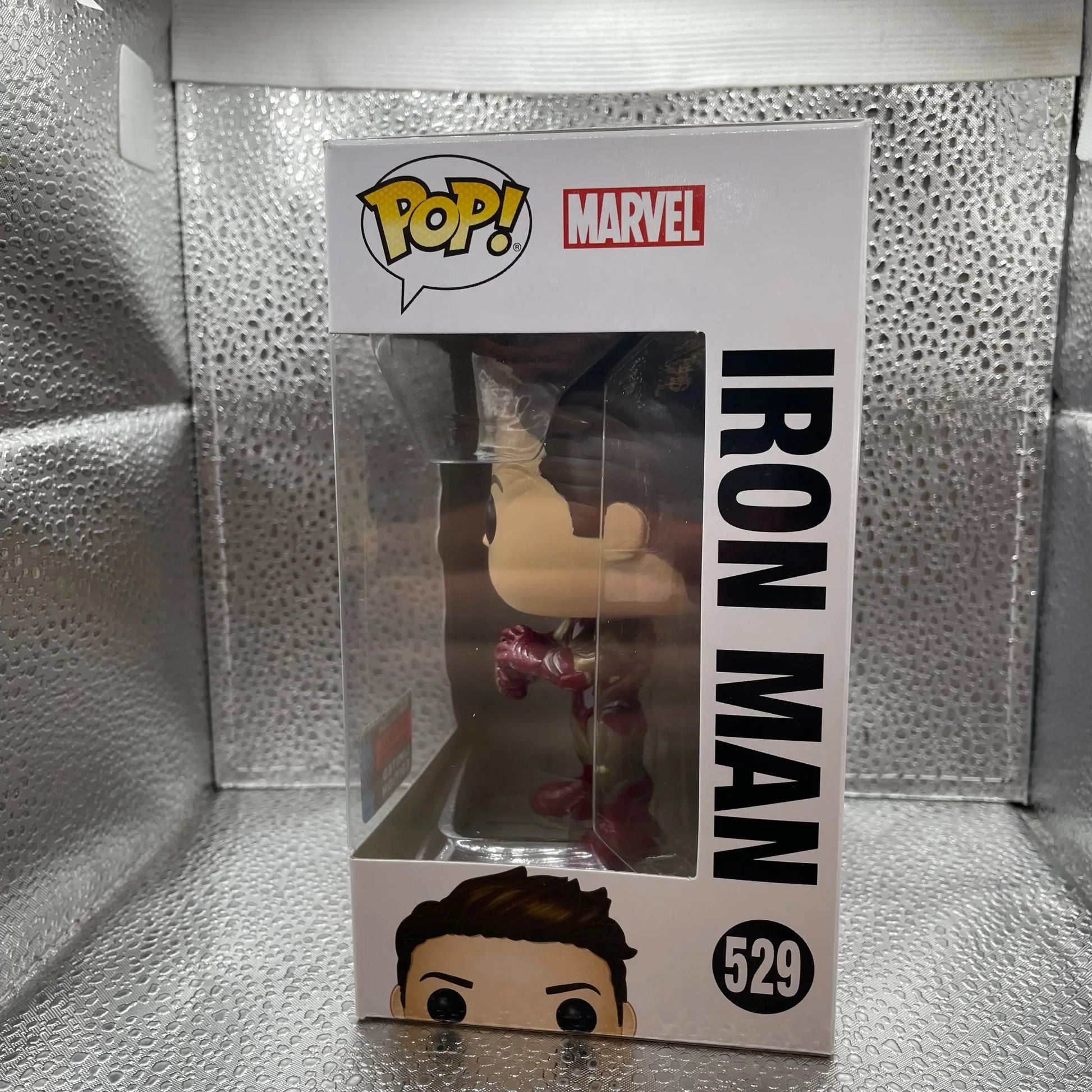 Funko Pop! Avengers Iron Man #529 2019 Fall Convention Exclusive FRENLY BRICKS - Open 7 Days