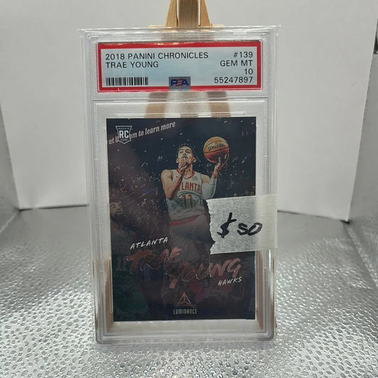 Trae Young 2018 Panini Chronicles PSA 10 Rookie FRENLY BRICKS