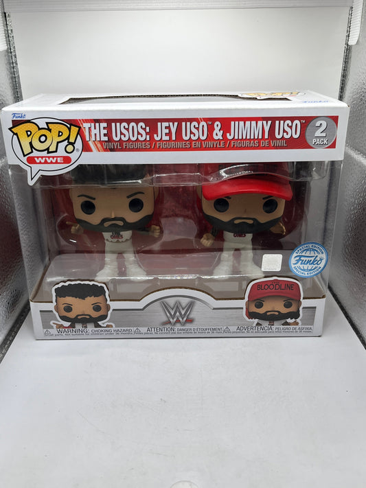 Funko POP! WWE - The Usos: Jey Uso & Jimmy Uso #2 Pack - Vinyl Collectable FRENLY BRICKS - Open 7 Days