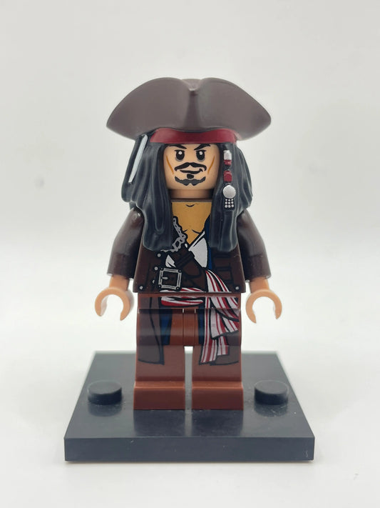 LEGO Minifigure Pirates of the Caribbean - poc011 Captain Jack Sparrow - (Complete, Genuine) FRENLY BRICKS - Open 7 Days