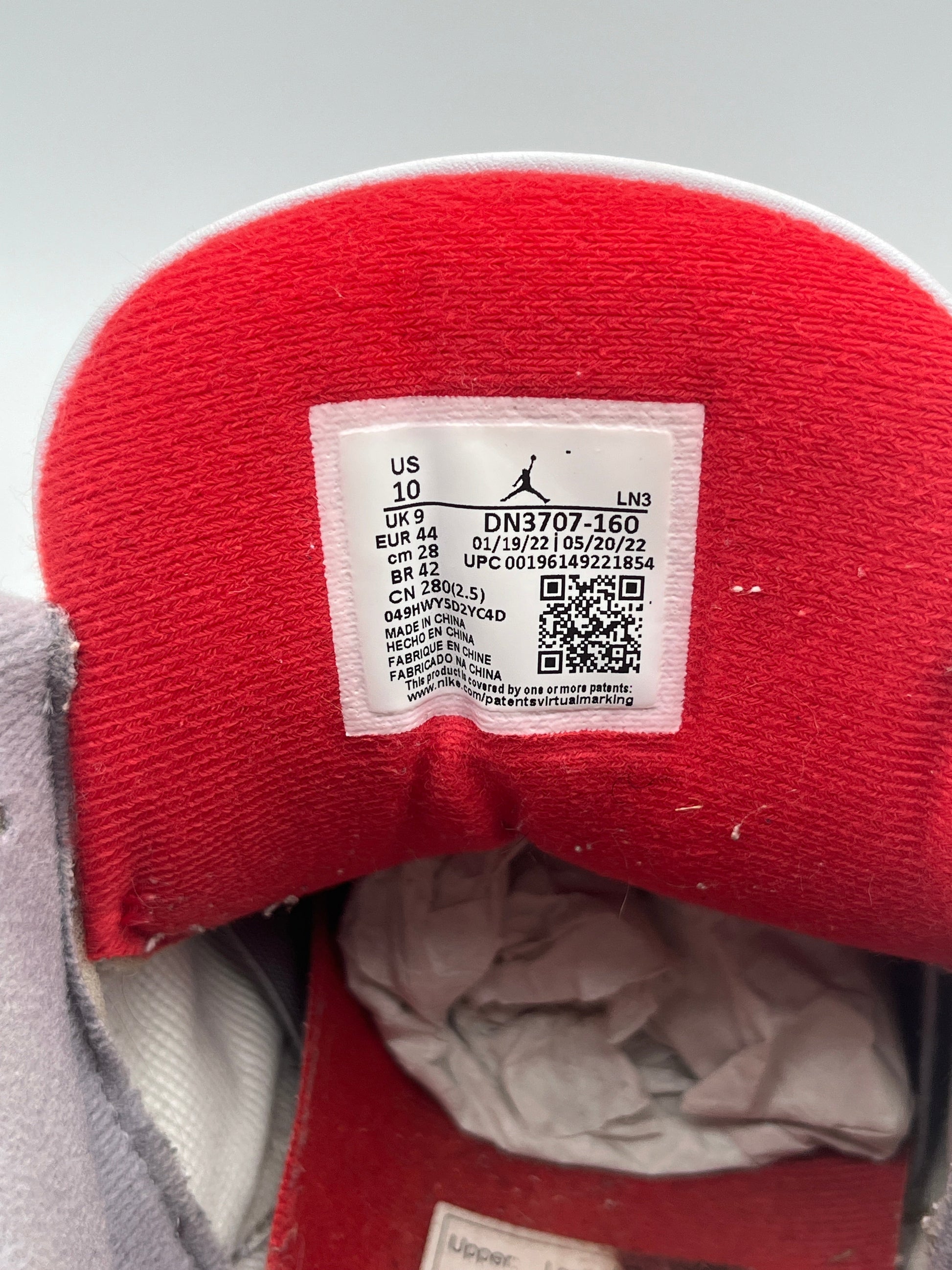 Size 10 Men’s- Nike Jordan 3 Retro Fire Red 2022 DN3707-160 Used FRENLY BRICKS - Open 7 Days