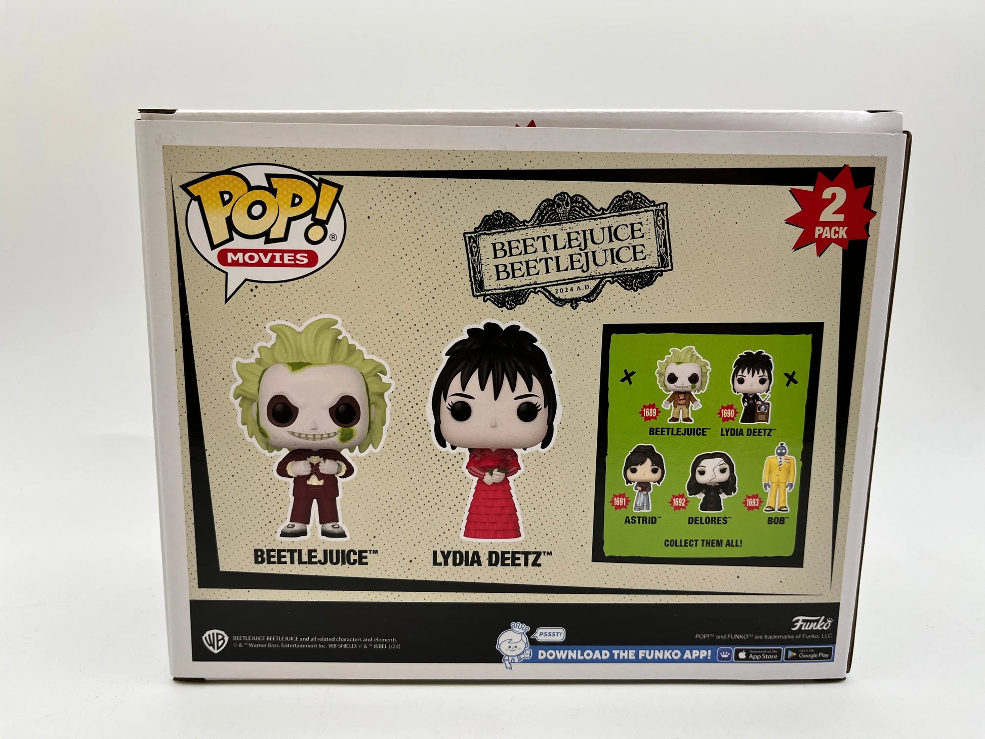 Funko POP! Movies BettleJuice - BettleJuice & Lydia Deetz (2 pack) FRENLY BRICKS - Open 7 Days