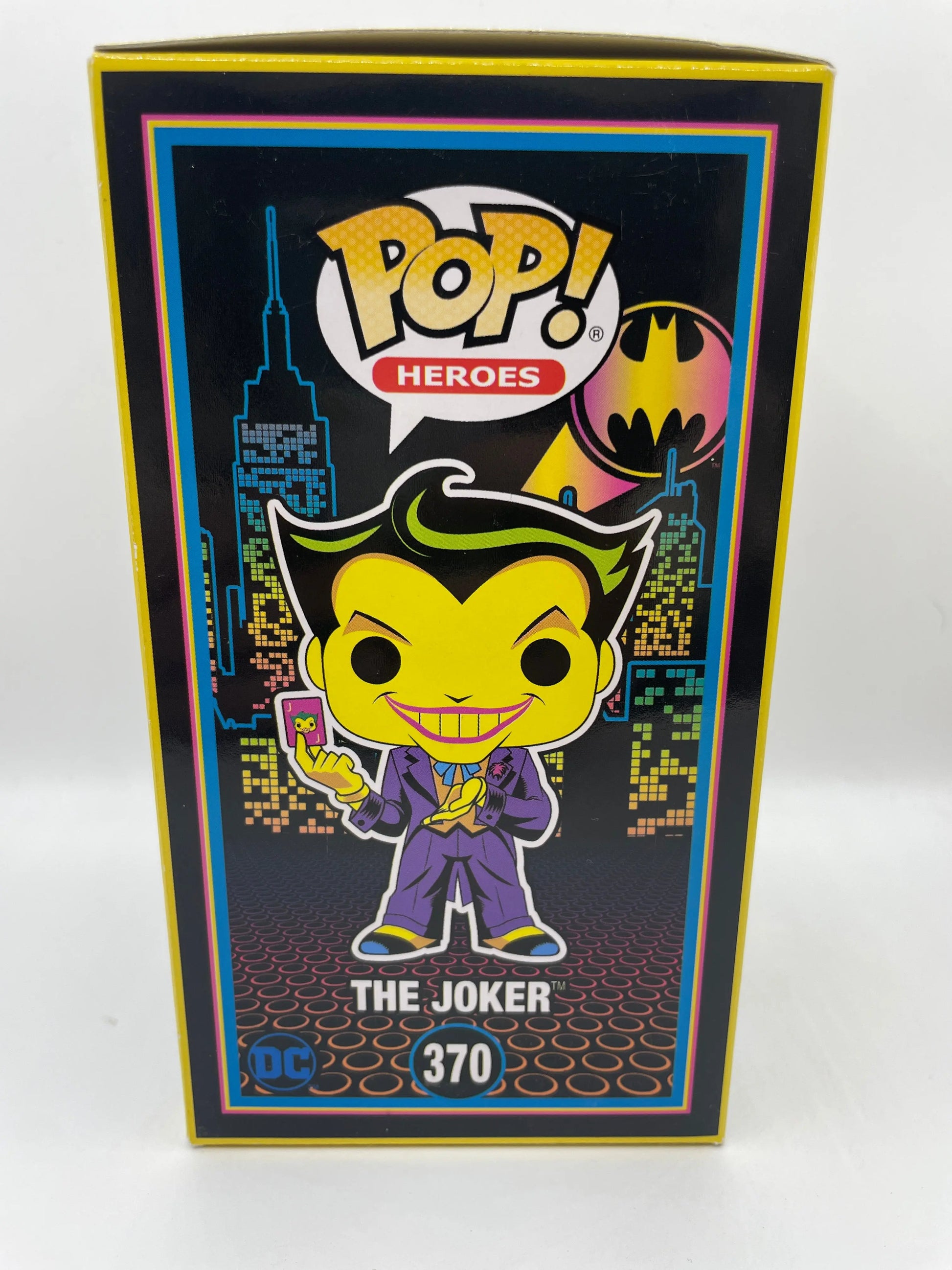 Funko POP! DC Batman The Animated Series #370 The Joker (Black Light) - New FRENLY BRICKS - Open 7 Days