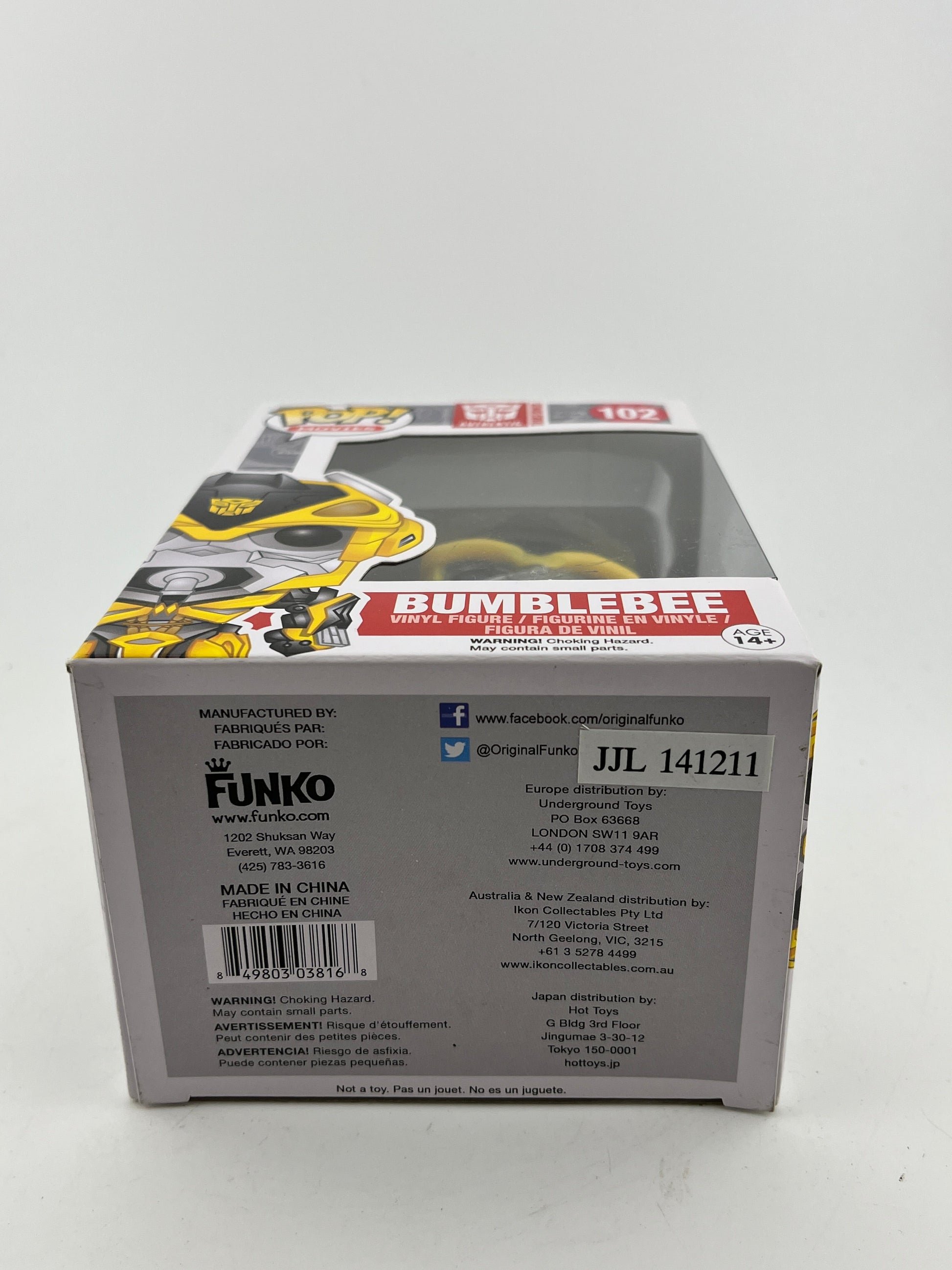 Funko POP! Movies Transformers - Bumblebee #102 - Vinyl Collectable FRENLY BRICKS - Open 7 Days