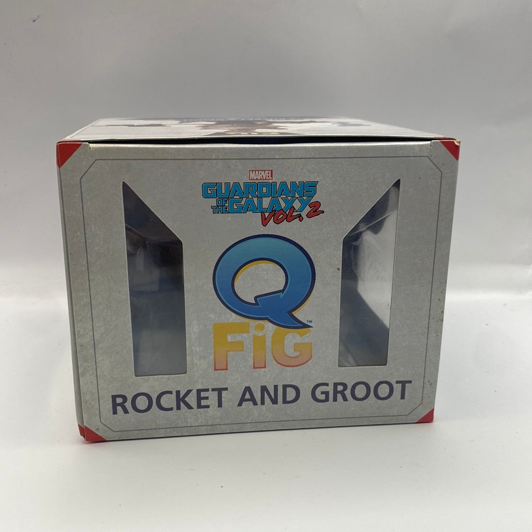 Marvel Guardians of The Galaxy Vol 2 QFig Rocket And Groot Figure Statue FRENLY BRICKS - Open 7 Days