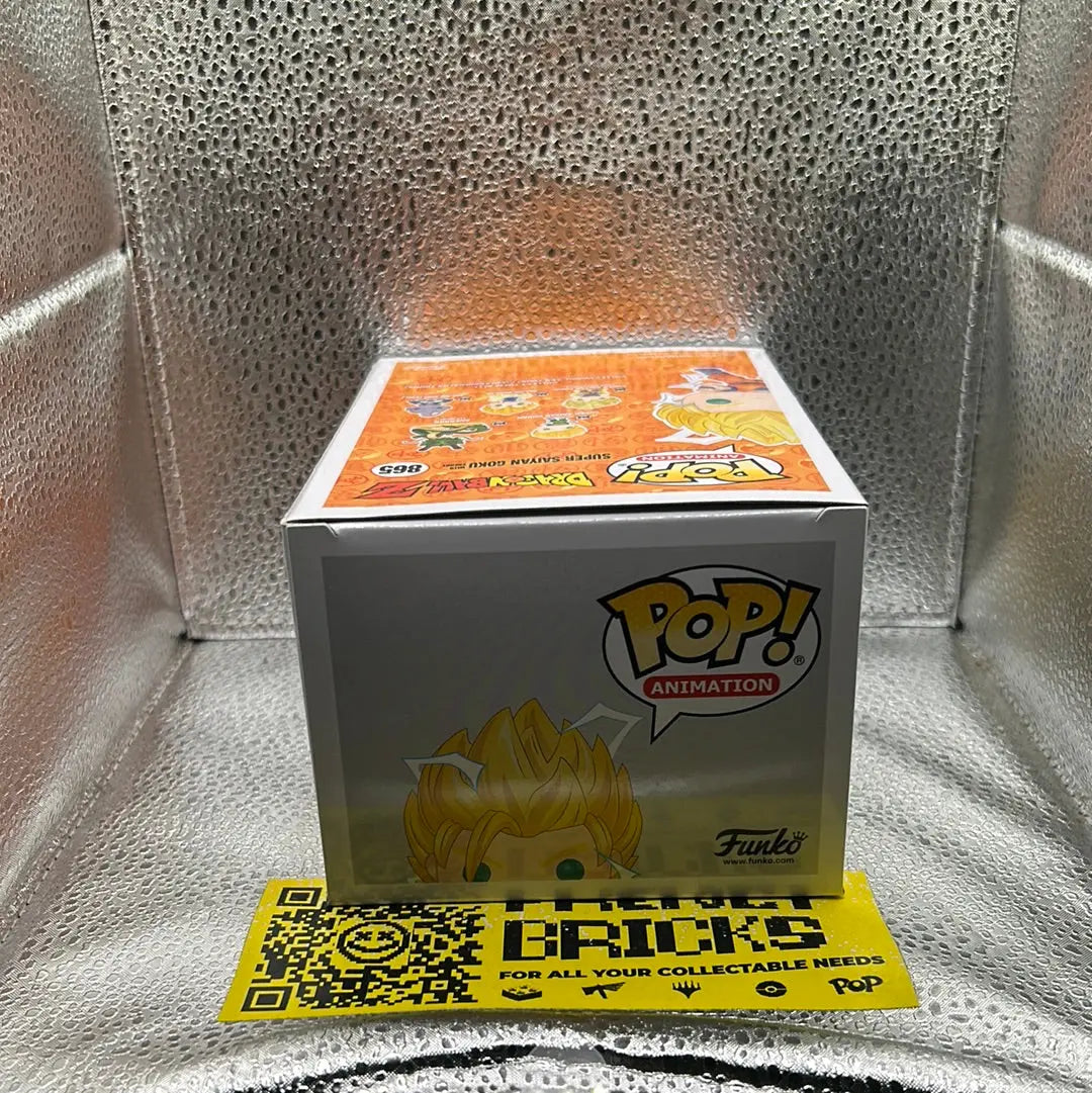 Pop Vinyl Dragon Ball Z 865 Super Saiyan Goku With Energy FRENLY BRICKS - Open 7 Days