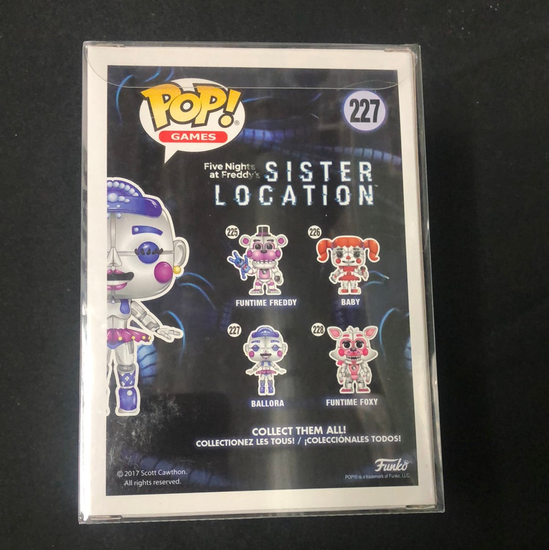 Funko Pop! Five Nights at Freddy's Sister Location BALLORA CHASE EDITION #227 FRENLY BRICKS - Open 7 Days