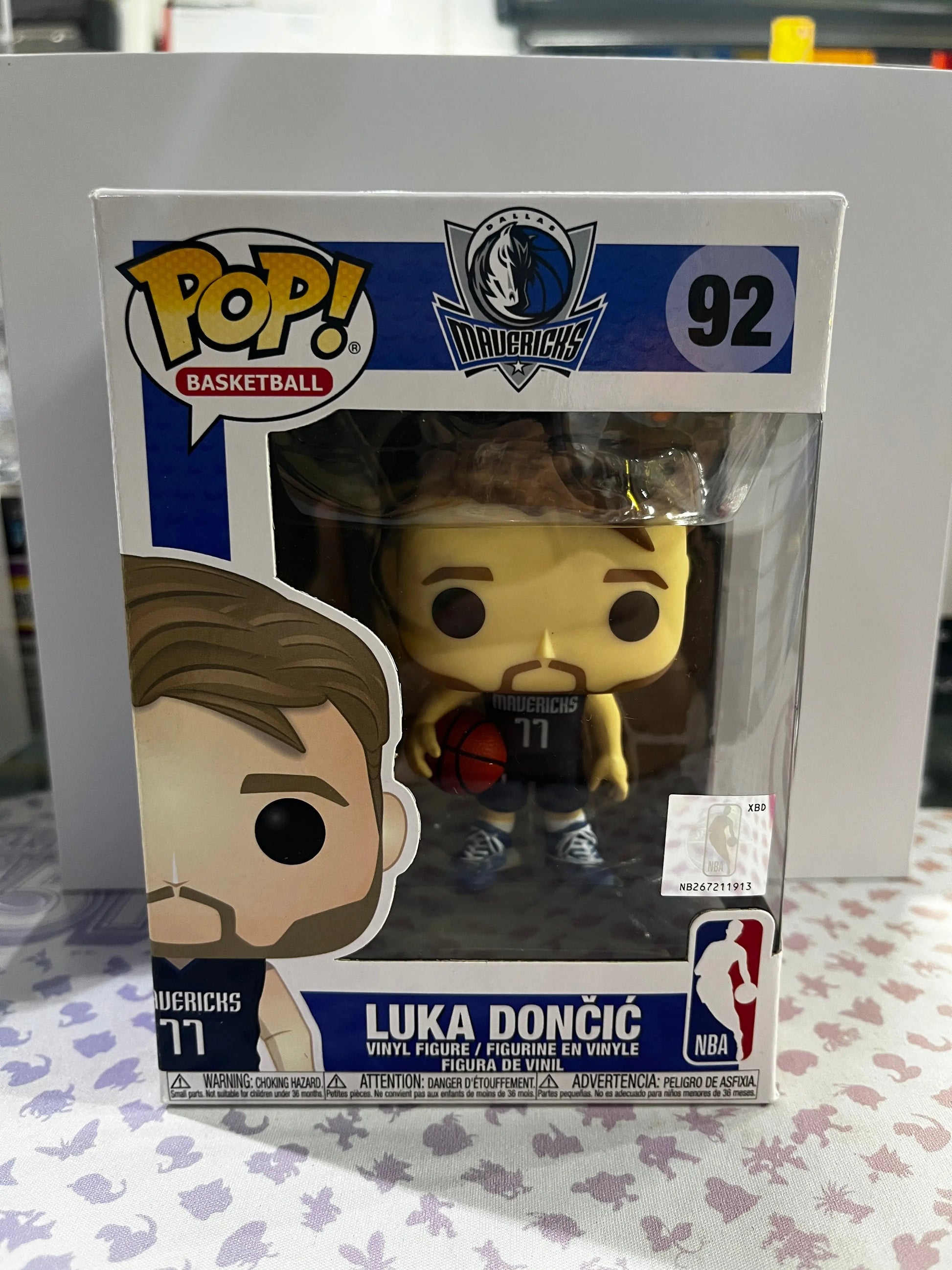 Funko Pop Vinyl Basketball Maverick Luka Dončić #92 FRENLY BRICKS - Open 7 Days
