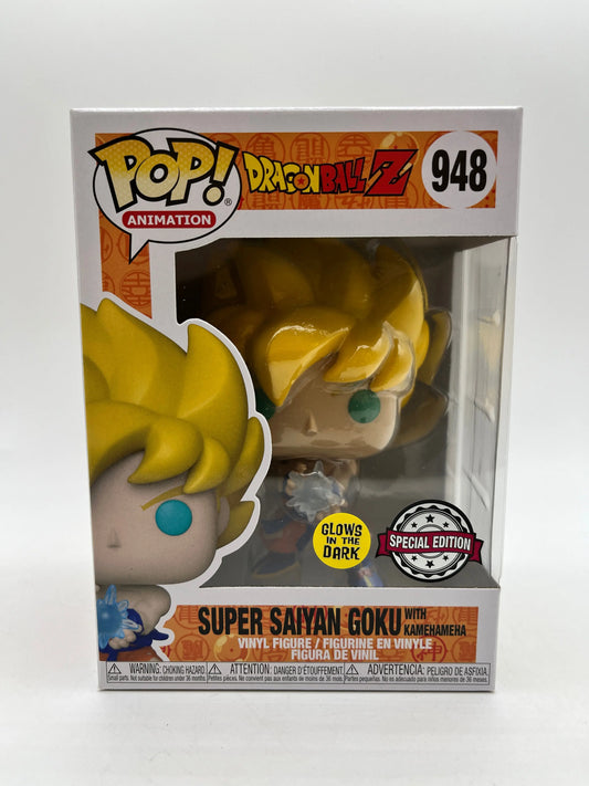 Funko POP! Animation DragonBall Z Super Saiyan Goku With Kamehameha- Glow Special Edition FRENLY BRICKS - Open 7 Days