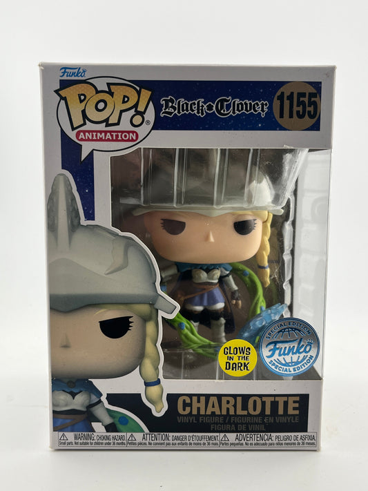 Funko POP! Animation Black Clover - Charlotte #1155 - Glow Special Edition FRENLY BRICKS - Open 7 Days