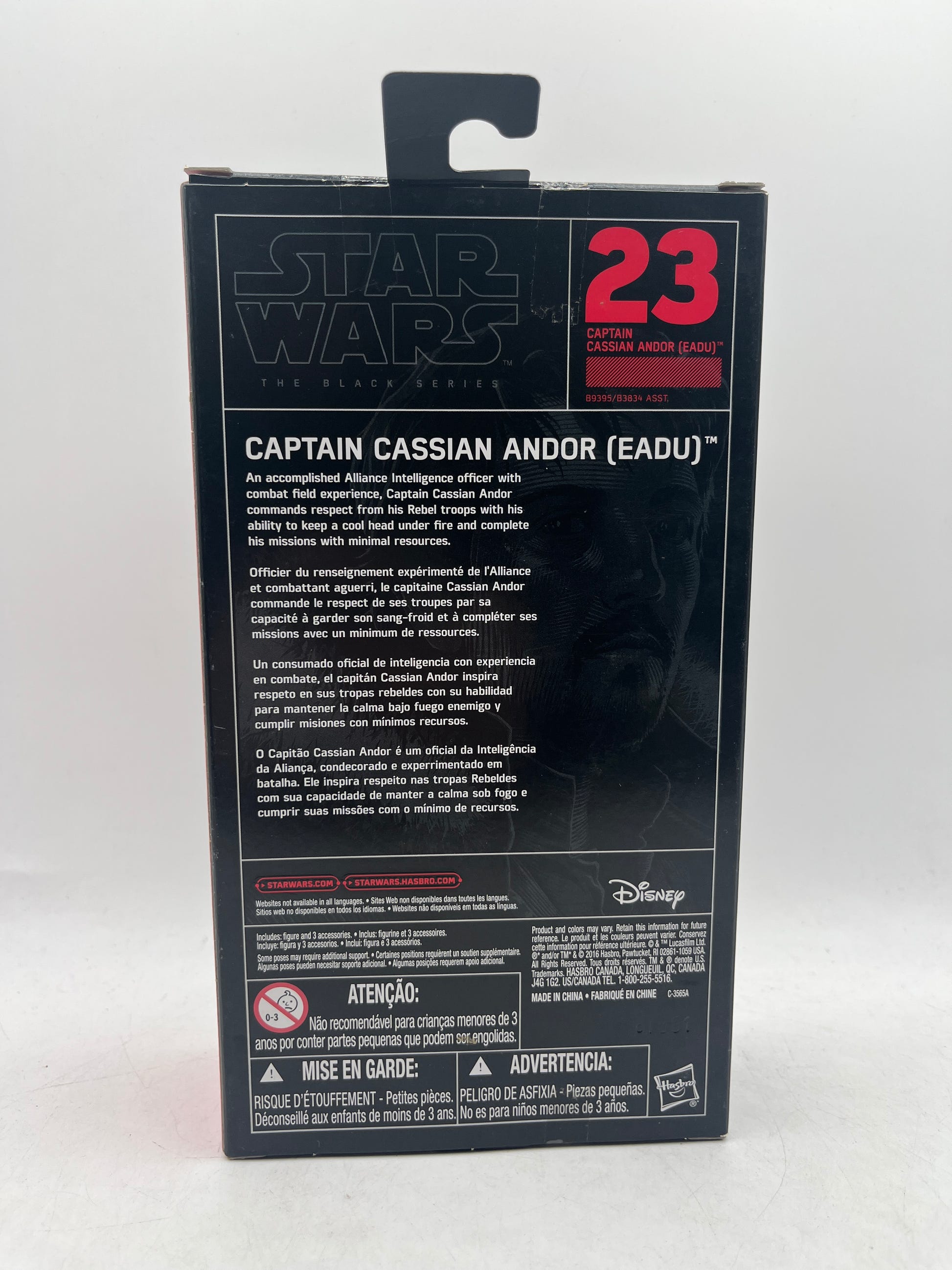 Captain Cassian Andor #23 Star Wars The Black Series 6" Figure Rogue One image 3