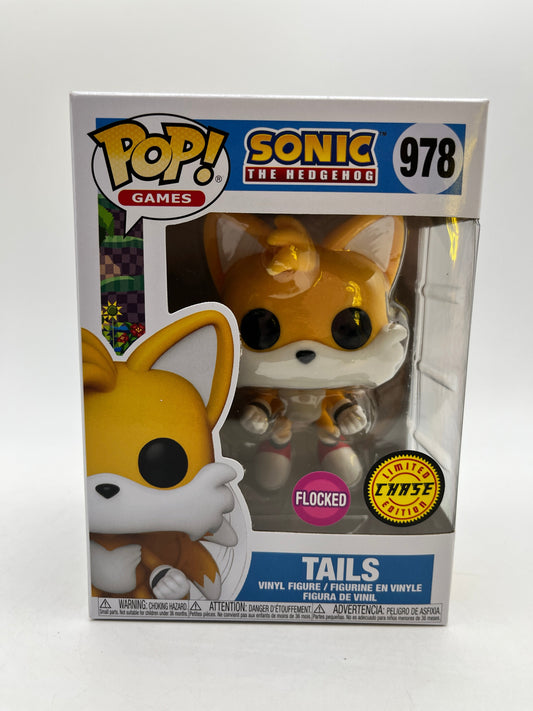 Funko POP! Games Sonic The Hedgehog - Tails #978 - Flocked Chase Limited Edition FRENLY BRICKS - Open 7 Days
