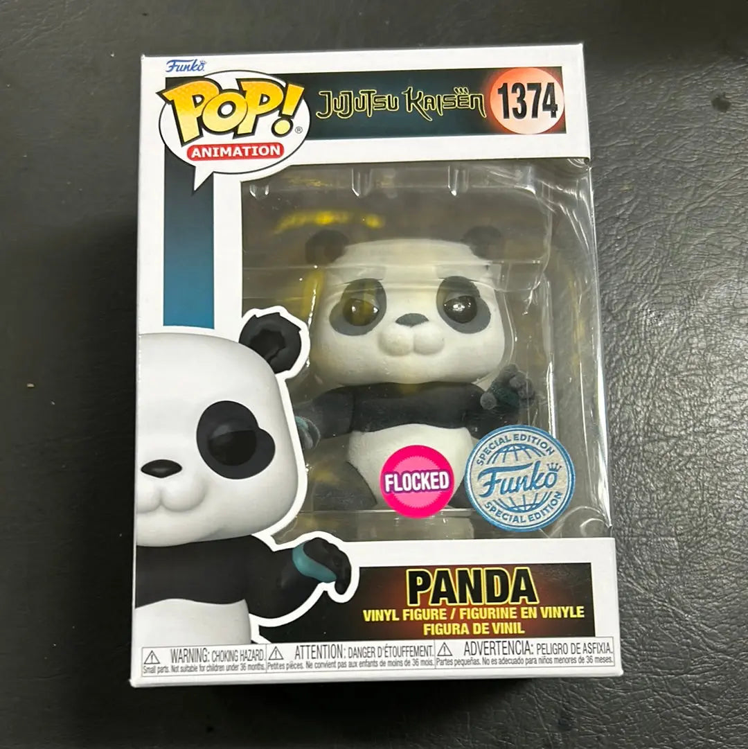 Jujutsu Kaisen - Panda Flocked Pop! Vinyl 1374 FRENLY BRICKS - Open 7 Days