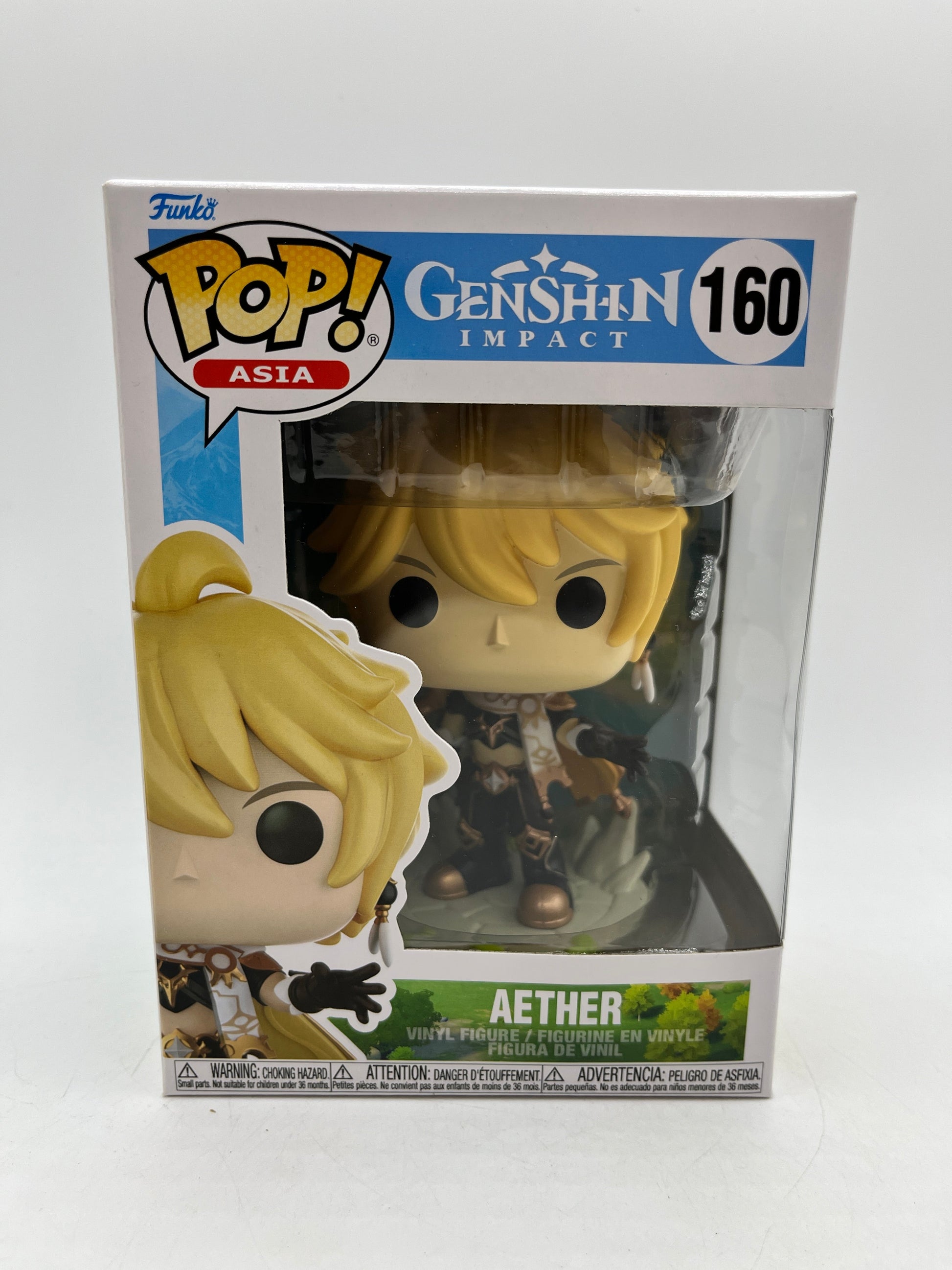 Funko POP! Asia Genshin Impact - Aether #160 - Vinyl Collectable FRENLY BRICKS - Open 7 Days