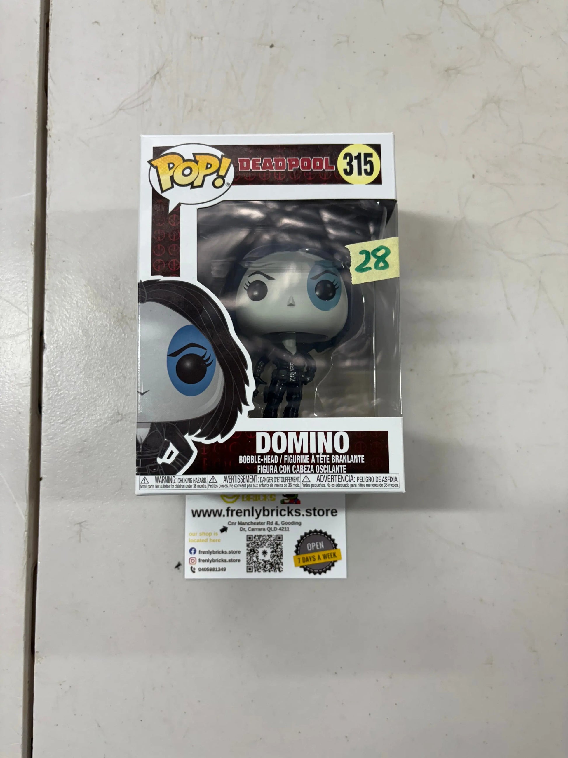 Funko Pop Vinyl #315 DeadPool Marvel Dimino FRENLY BRICKS - Open 7 Days