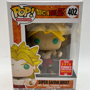 Funko POP! Dragon Ball Z - Super Saiyan Broly #402 - SDCC 2018 Summer Exclusive FRENLY BRICKS - Open 7 Days