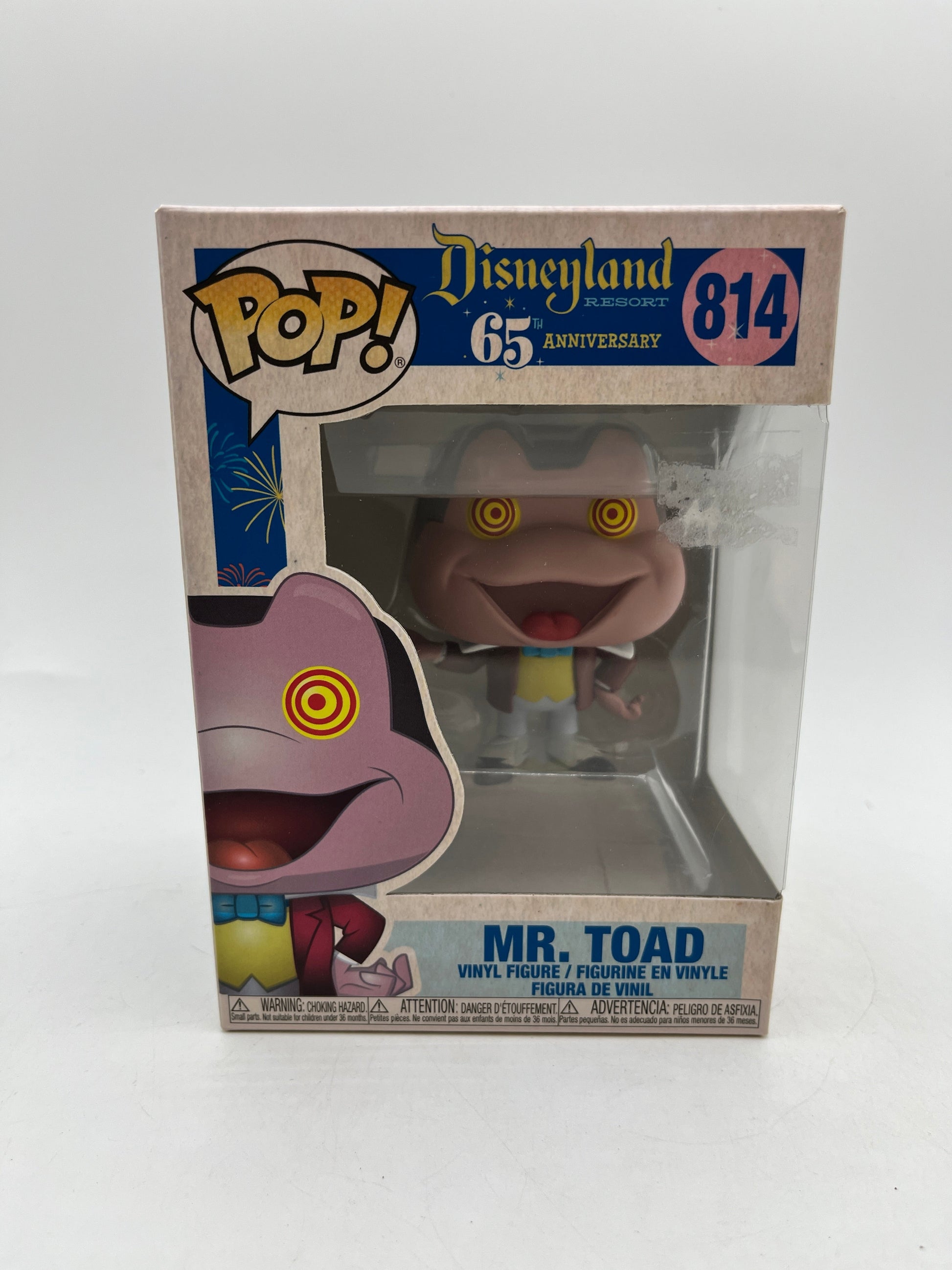 Funko POP! Disneyland 65th Anniversary- Mr. Toad #814 - Vinyl Collectable FRENLY BRICKS - Open 7 Days